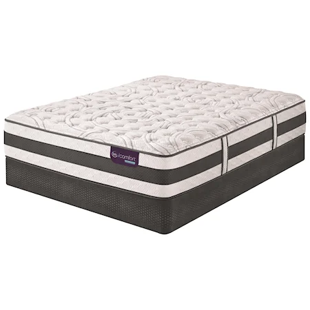 Full Firm Hybrid Quilted Mattress and StabL-Base Foundation